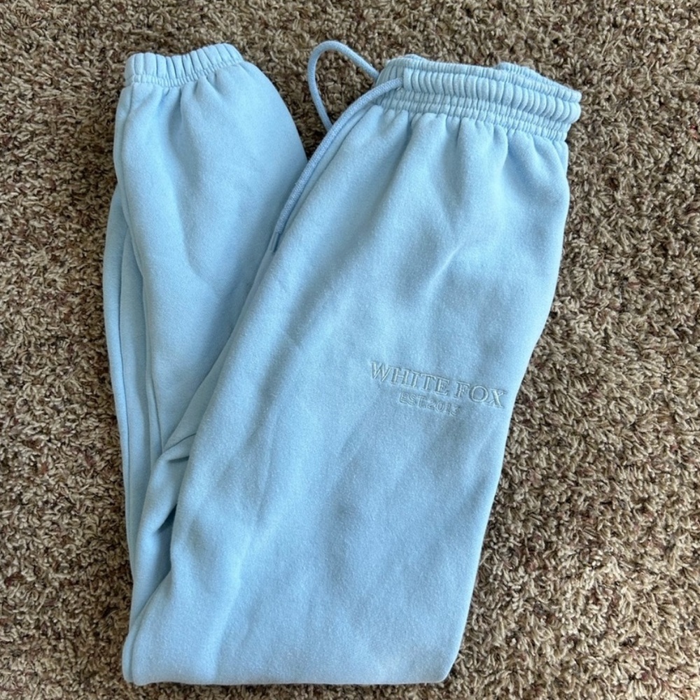 Blue sweatpants!!!